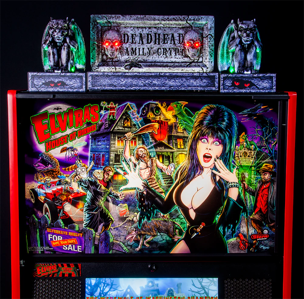 Elvira’s House of Horrors Pinball Topper