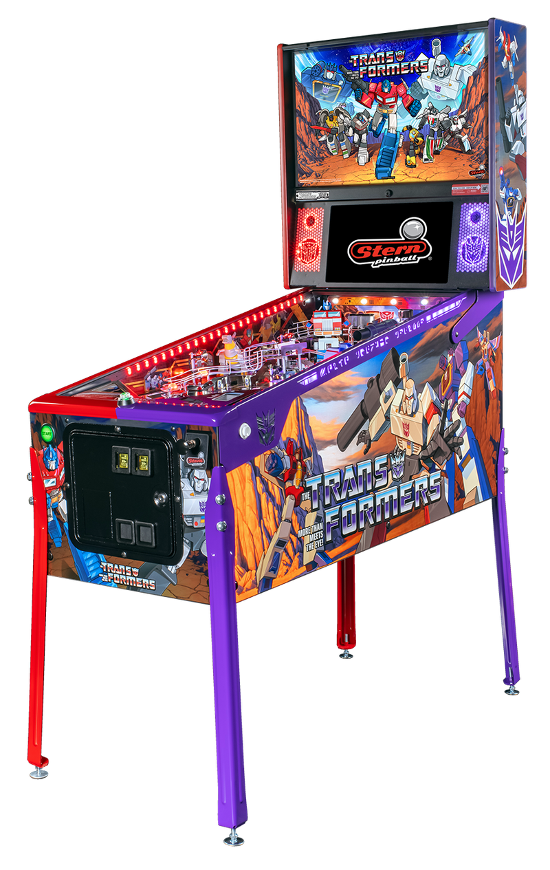 pinball machine with a white background