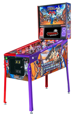 pinball machine with a white background